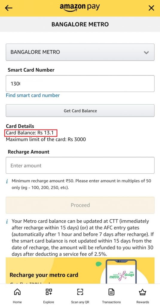Check-Bengaluru-Metro-Card-Balance-Online